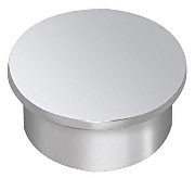 C.R. Laurence CRL Polished Stainless 1-1/4&quot; (31.8 mm) Schedule 40 End Cap | PR12ECPS