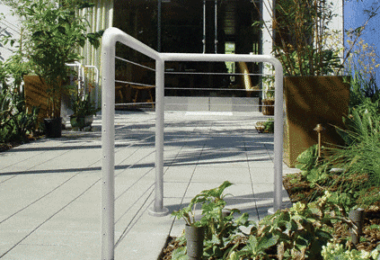 C.R. Laurence CRL 1.5&quot;  Schedule 80 Mill Aluminum &quot;Welded&quot; Post Railing System for Use with Cable Infill Panels | PR1580M