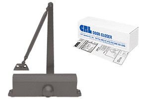 C.R. Laurence CRL PR42 Bronze Finish Adjustable Spring Power Size 2 - 5 Surface Mount Door Closer | PR42DU
