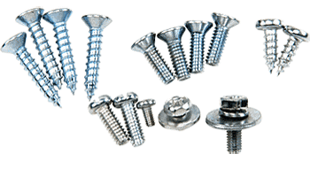 C.R. Laurence CRL PR50 Series Aluminum Finish Screw Pack Assortment - Package  | PR50SA