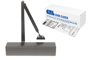 C.R. Laurence CRL PR72 Bronze Finish Delayed Action Adjustable Spring Power Size 1/2 to 4 Surface Mount Door Closer | PR72DADU