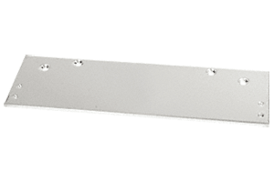 C.R. Laurence CRL Polished Chrome Drop Plate for PR70 Series Surface Mounted Door Closers | PR70DPCH