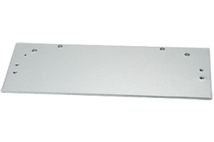 C.R. Laurence CRL Aluminum Finish Parallel Arm Drop Plate for Surface Mounted Door Closers | PR70DPPAA