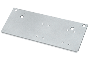 C.R. Laurence CRL Aluminum Finish Drop Plate for PR90 Surface Mounted Door Closers | PR90DPA