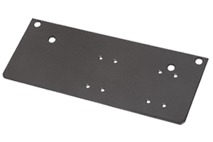 C.R. Laurence CRL Bronze Finish Drop Plate for PR90 Surface Mounted Door Closers | PR90DPDU