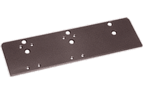 C.R. Laurence CRL Bronze Finish Flush Mount Drop Plate for PR90 Surface Mounted Door Closers | PR90DPFMDU