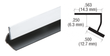 C.R. Laurence CRL Chrome Plastic Reflective Inside Corner | PRT150CH