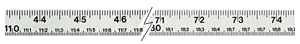 C.R. Laurence CRL 72&quot; Replacement Measuring Tape for the &quot;PSC&quot; Series Speed Cutter  | PSCT60