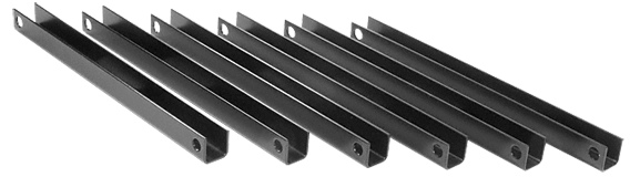 C.R. Laurence CRL Painted 10 Gauge Steel Stanchion 18&quot; Long - Package | PST1