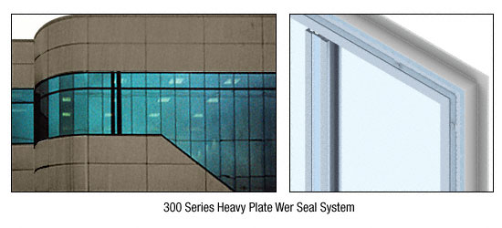C.R. Laurence CRL Custom Brushed Bronze Heavy Plate Series Wall Panel System | PWS300CBBRZ