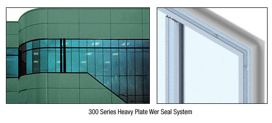C.R. Laurence CRL Custom Kynar Painted Heavy Plate Series Wall Panel System | PWS300CKN
