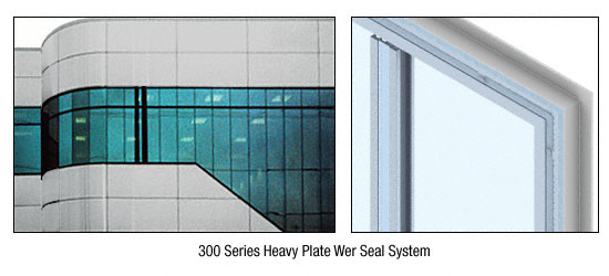 C.R. Laurence CRL Custom Non-Directional Stainless Heavy Plate Series Wall Panel System | PWS300CNDS