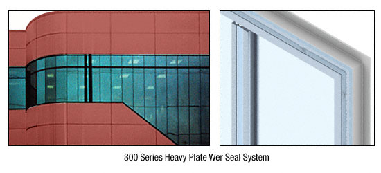 C.R. Laurence CRL Custom Newlar Painted Heavy Plate Series Wall Panel System | PWS300CNL