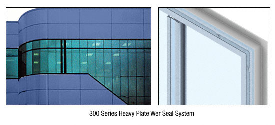 C.R. Laurence CRL Custom Powder Painted Heavy Plate Series Wall Panel System | PWS300CPT