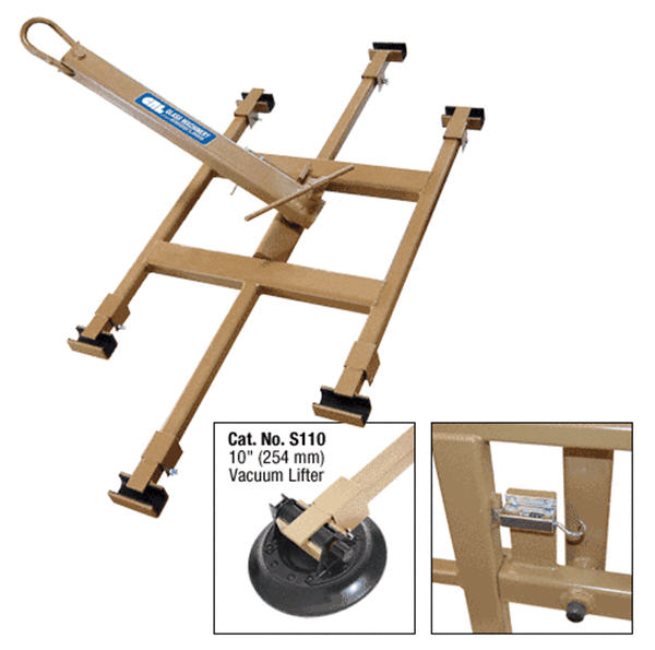 C.R. Laurence CRL 6 Cup Steel Rotating and Tilting Hand Cup Lifting Frame | R0W60T