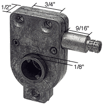 C.R. Laurence Right Hand RV Window Torque Operator 3/4&quot; Screw Holes | R7025