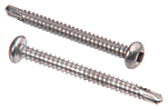 C.R. Laurence CRL Stainless Steel Self Tapping Railing Screws - Package of 50 | RCBS