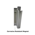 Gordon Glass&#174; 3-3/4" Bright Chrome Frameless Shower Door Handle with Magnet
