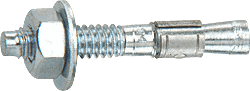C.R. Laurence CRL 3/8&quot; - 16 x 2-1/4&quot; Red Head Wedge Anchors - Box of 50 | RHWS3822