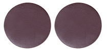 C.R. Laurence CRL Dark Bronze 2&quot; Blank Round Glass Presence Indicator Set | RPPBDU