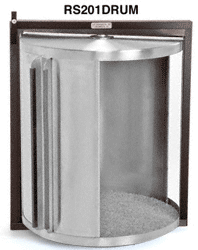 C.R. Laurence CRL Duranodic Bronze Finish Framed Rotating Drum for the RS201DU | RS201DRUM
