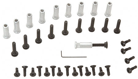 C.R. Laurence CRL Dark Bronze Replacement Screw Pack- 10083DU and 15083DU | RSP100DU