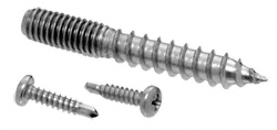 C.R. Laurence CRL Brushed Stainless Replacement Screw Pack for Concealed Wood Mount Handrail Brackets- 3/8&quot;-16 Thread | RSP1BS