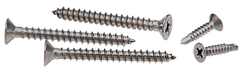 C.R. Laurence CRL Brushed Stainless Replacement Screw Pack for Exposed Wood Mount Handrail Brackets | RSP5BS