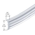 Gordon Glass&#174; Clear Replacement Roll-in Glazing Vinyl Spline for Framed Shower Doors, 1/8" x 1/4" - 13' Roll