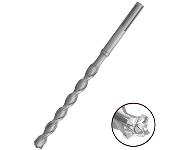 3/4&quot; x 66&quot; long Relton PMX-12-66 Multiple Cutter Pyramid Point Hammer Bits SDS-Max Shank | RPMX1266