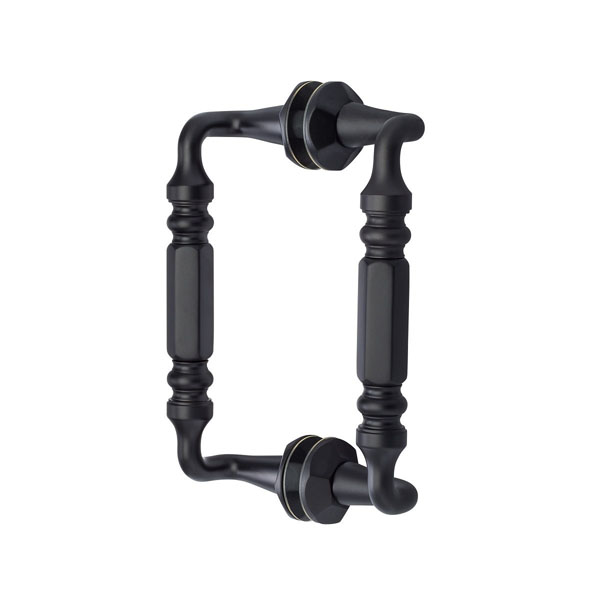 Rondo 8&quot; Back-to-Back Double Sided Pull - Matte Black | R8DPMB