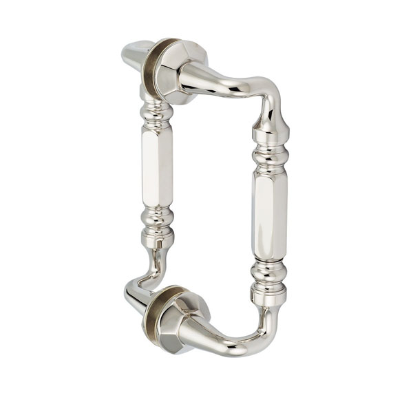 Rondo 8&quot; Back-to-Back Double Sided Pull - Polished Nickel | R8DPPN
