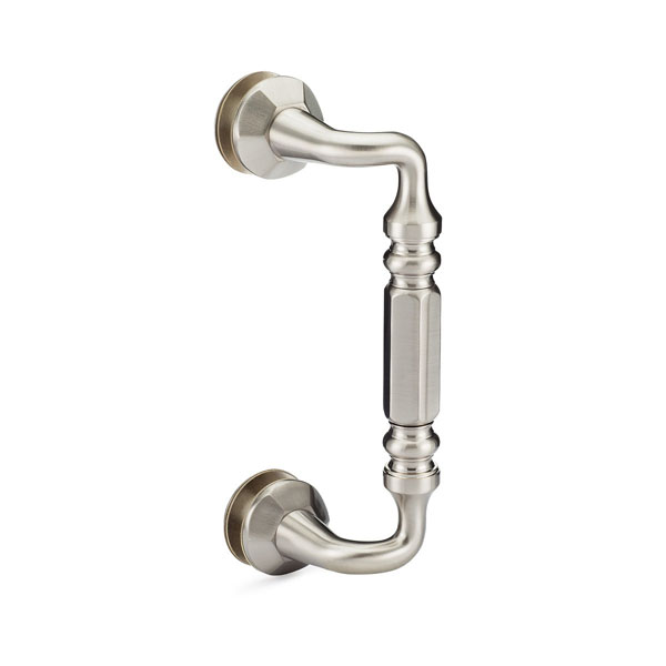 Rondo 6&quot; Center-to-Center Single Sided Offset Pull - Brushed Nickel | R6SOPBN