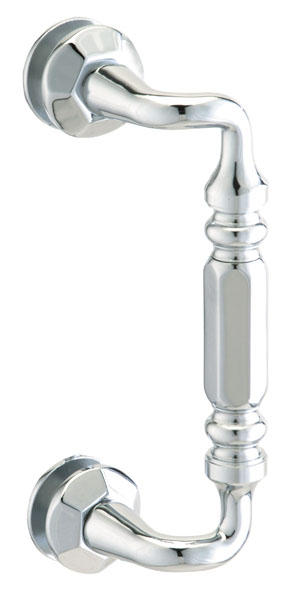 Rondo 8&quot; Center-to-Center Single Sided Offset Pull - Polished Chrome | R8SOPPC