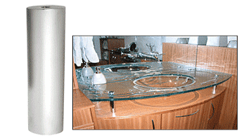 C.R. Laurence CRL Satin Chrome Standoff Base 1-1/4&quot; Diameter by 6&quot; Long | S0B1146SC