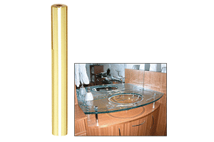 C.R. Laurence CRL Brass Standoff Base 3/4&quot; Diameter by 6&quot; Long | S0B346BR
