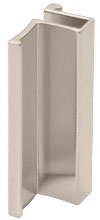 C.R. Laurence Brushed Nickel Slip-On Handle For 3/16&quot; or 1/4&quot; for Frameless Sliding Door | S0H238BN