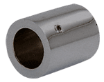 C.R. Laurence CRL Brushed Nickel Slim Line Wall Mount Fitting | S12BN