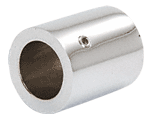 C.R. Laurence CRL Chrome Slim Line Wall Mount Fitting | S12CH
