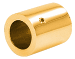 C.R. Laurence CRL Gold Plated Slim Line Wall Mount Fitting | S12GP