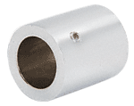 C.R. Laurence CRL Satin Chrome Slim Line Wall Mount Fitting | S12SC