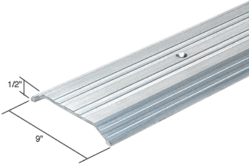 C.R. Laurence CRL Custom Length Aluminum 9&quot; Wide Saddle Threshold 1/2&quot; High | S19ACL