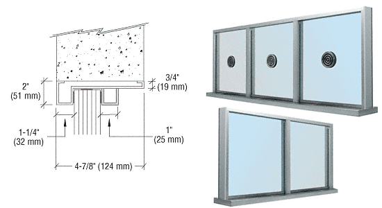 C.R. Laurence CRL Stainless Steel Frame Multi-Lite Windows | S1SWS