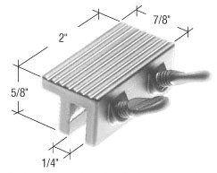 CRL Aluminum Window Double Thumbscrew Lock | S4030 | S4030