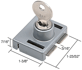 Keyed Sliding Window Lock or Door Lock | U9838 | U9838