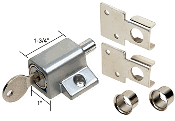 C.R. Laurence CRL Aluminum Keyed Lock for Double Hung Wood Window | REPLACED BY S4004 | S4058