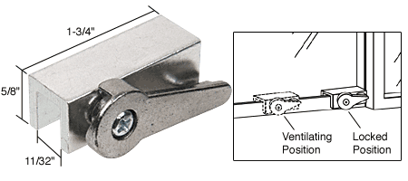C.R. Laurence CRL Window and Patio Door Cam Lock - Package | S4064