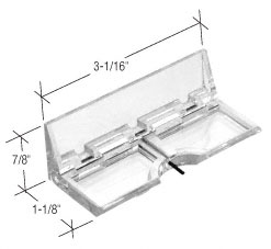 C.R. Laurence CRL Clear Window Flip Down Lock | S4124