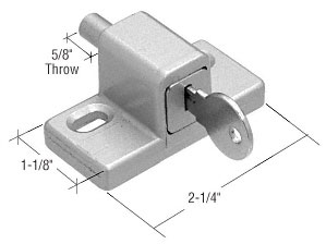 C.R. Laurence CRL Aluminum Push-In Keyed Lock | S4210