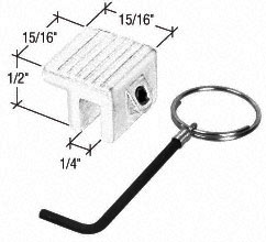 C.R. Laurence White Tamperproof Window Lock - Package | S4371